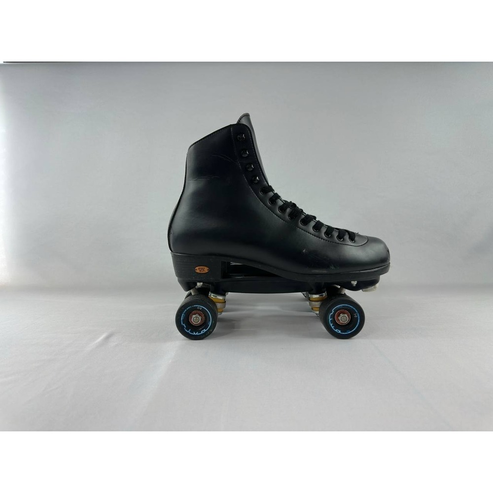 Riedell 111 Angel Black Quad Roller Skates Men's Size 13 D Radar Riva Wheels